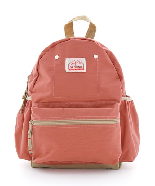 Ocean&Ground(オーシャン&グラウンド)の「DAYPACK GOODAY(kids/XS~M)(バックパック/リュック・キッズ・ブラック/ベージュ/ネイビー/レッド/カーキ/オレンジ/ブルー/マスタード/ラベンダー/ライトパープル/サーモンピンク/ローズ/ダークネイビー/ダークグリーン/ライトピンク/ターコイズブルー/グリーン・M/XS/S)」の14枚目の写真