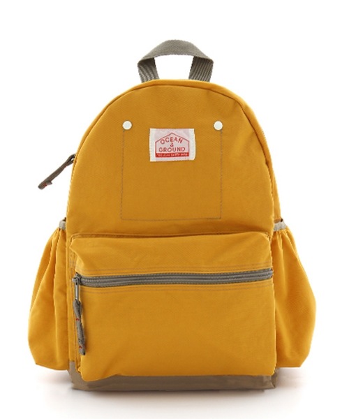 Ocean&Ground(オーシャン&グラウンド)の「DAYPACK GOODAY(kids/XS~M)(バックパック/リュック・キッズ・ブラック/ベージュ/ネイビー/レッド/カーキ/オレンジ/ブルー/マスタード/ラベンダー/ライトパープル/サーモンピンク/ローズ/ダークネイビー/ダークグリーン/ライトピンク/ターコイズブルー/グリーン・M/XS/S)」の12枚目の写真