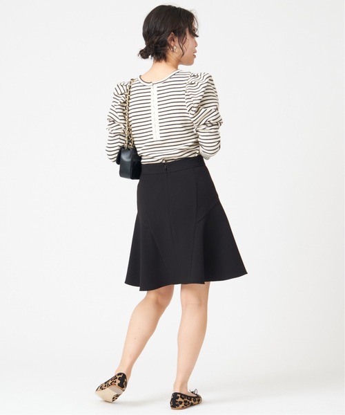 U by SPICK&SPAN(ユーバイスピックアンドスパン)の「サーキュラーミニスカート◆(スカート・レディース・ブラック・34/36/38)」の5枚目の写真