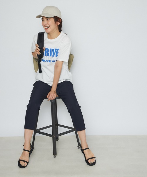 RIVE DROITE（リヴドロワ）の「GOOD ROCK SPEED/DRIVE Tシャツ（Tシャツ/カットソー・レディース・ブラック/ブルー・FREE）」の12枚目の写真