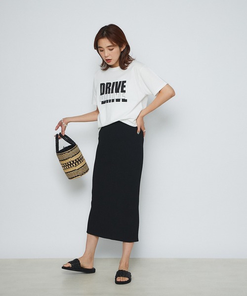 RIVE DROITE（リヴドロワ）の「GOOD ROCK SPEED/DRIVE Tシャツ（Tシャツ/カットソー・レディース・ブラック/ブルー・FREE）」の15枚目の写真
