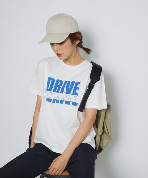 RIVE DROITE（リヴドロワ）の「GOOD ROCK SPEED/DRIVE Tシャツ（Tシャツ/カットソー・レディース・ブラック/ブルー・FREE）」の8枚目の写真