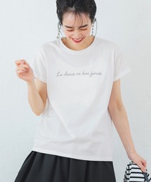 coca（coca） | 華奢刺繍TEE(Tシャツ/カットソー)