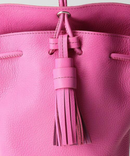 NOMADIS（ノマディス）の「＜NOMADIS＞LYS レザー ドローストバッグ（ハンドバッグ・レディース・ホワイト/ピンク・FREE）」の8枚目の写真