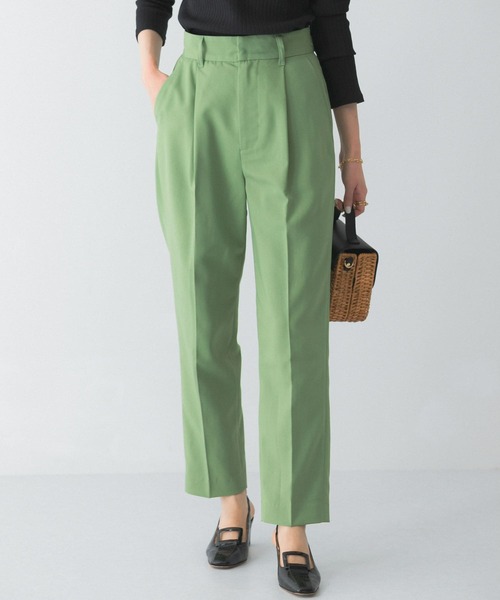 URBAN RESEARCH ROSSO WOMEN（アーバンリサーチ　ロッソ）の「センタープレスストレートカラーパンツ（その他パンツ・レディース・ベージュ/ピンク/グリーン・36/38）」の3枚目の写真