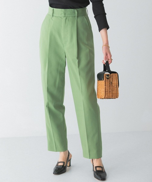 URBAN RESEARCH ROSSO WOMEN（アーバンリサーチ　ロッソ）の「センタープレスストレートカラーパンツ（その他パンツ・レディース・ベージュ/ピンク/グリーン・36/38）」の4枚目の写真