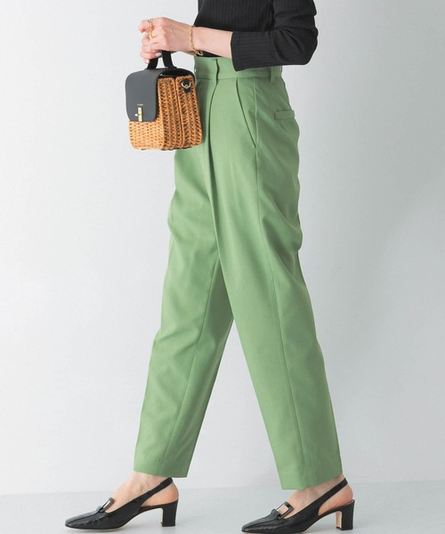 URBAN RESEARCH ROSSO WOMEN（アーバンリサーチ　ロッソ）の「センタープレスストレートカラーパンツ（その他パンツ・レディース・ベージュ/ピンク/グリーン・36/38）」の5枚目の写真