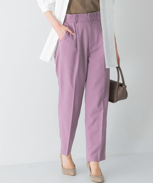 URBAN RESEARCH ROSSO WOMEN（アーバンリサーチ　ロッソ）の「センタープレスストレートカラーパンツ（その他パンツ・レディース・ベージュ/ピンク/グリーン・36/38）」の14枚目の写真