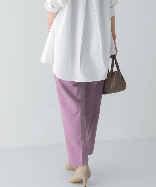 URBAN RESEARCH ROSSO WOMEN（アーバンリサーチ　ロッソ）の「センタープレスストレートカラーパンツ（その他パンツ・レディース・ベージュ/ピンク/グリーン・36/38）」の15枚目の写真