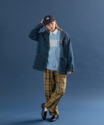 MUHET | アソートストレートチェックパンツ(スラックス)