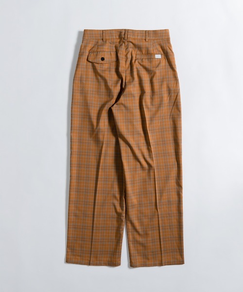 MUHET（ミュエータ）の「アソートストレートチェックパンツ（スラックス・レディース・ブラック/ベージュ/オレンジ/グリーン・SMALL/MEDIUM/X-LARGE）」の10枚目の写真