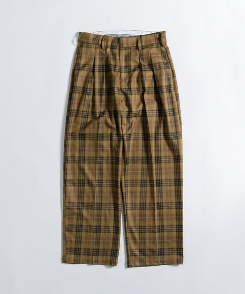 MUHET（ミュエータ）の「アソートストレートチェックパンツ（スラックス・レディース・ブラック/ベージュ/オレンジ/グリーン・SMALL/MEDIUM/X-LARGE）」の6枚目の写真