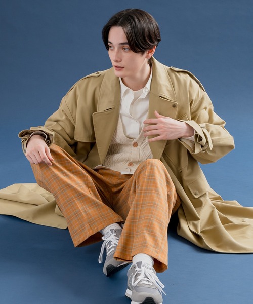 MUHET（ミュエータ）の「アソートストレートチェックパンツ（スラックス・レディース・ブラック/ベージュ/オレンジ/グリーン・SMALL/MEDIUM/X-LARGE）」の18枚目の写真