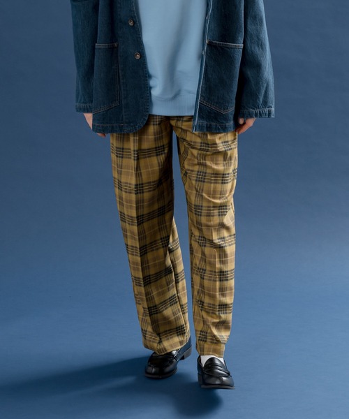 MUHET（ミュエータ）の「アソートストレートチェックパンツ（スラックス・レディース・ブラック/ベージュ/オレンジ/グリーン・SMALL/MEDIUM/X-LARGE）」の22枚目の写真