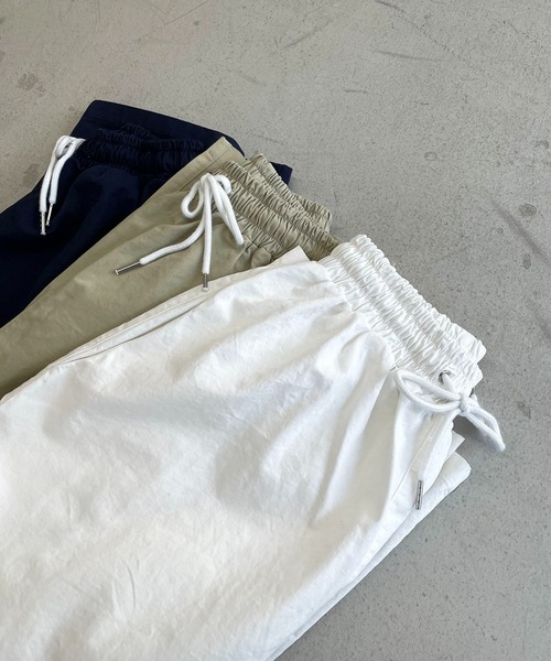 CANAL JEAN（キャナルジーン）の「El mar(エルマール) コットンイージーパンツ（その他パンツ・レディース・ネイビー/カーキ/アイボリー・ONE SIZE）」の4枚目の写真