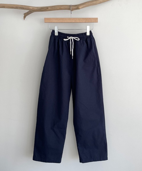 CANAL JEAN（キャナルジーン）の「El mar(エルマール) コットンイージーパンツ（その他パンツ・レディース・ネイビー/カーキ/アイボリー・ONE SIZE）」の19枚目の写真