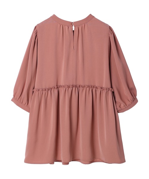 earth music&ecology（アースミュージックアンドエコロジー）の「リサイクルポリエステルブレンドとろみチュニック（その他トップス・レディース・オフホワイト/ライトカーキ/グレイッシュベージュ/テラコッタ・FREE）」の18枚目の写真