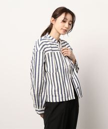 Samansa Mos2 | 切替ショートブルゾン(ブルゾン)