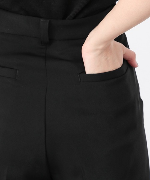 OFAKIND(オフアカインド)の「OFAKIND / ロングベルトタックパンツ(その他パンツ・レディース・ブラック/モカ・1/0)」の20枚目の写真