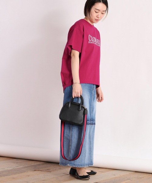 cepo（セポ）の「ミニボストンバッグ 3WAY（ハンドバッグ・レディース・ブラック/グレー/オレンジ・FREE）」の2枚目の写真