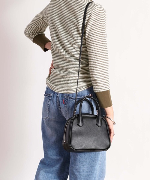 cepo（セポ）の「ミニボストンバッグ 3WAY（ハンドバッグ・レディース・ブラック/グレー/オレンジ・FREE）」の21枚目の写真