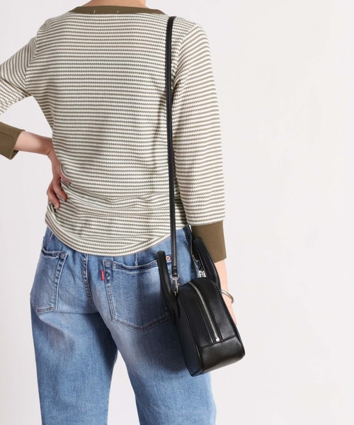 cepo（セポ）の「ミニボストンバッグ 3WAY（ハンドバッグ・レディース・ブラック/グレー/オレンジ・FREE）」の8枚目の写真