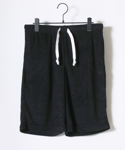 FRUIT OF THE LOOM（フルーツオブザルーム）の「FRUIT OF THE LOOM/フルーツオブザルーム 2点セットアップ パイル 半袖Tシャツ＆ショートパンツ/ルームウェア/ワンマイルウェア/パジャマ/レディース メンズ（ルームウェア/パジャマ・メンズ・ブラック/ホワイト/ネイビー/グレー/グリーン/ブラウン・L/M/LL）」の21枚目の写真