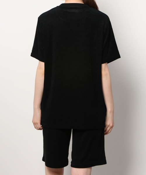 FRUIT OF THE LOOM（フルーツオブザルーム）の「FRUIT OF THE LOOM/フルーツオブザルーム 2点セットアップ パイル 半袖Tシャツ＆ショートパンツ/ルームウェア/ワンマイルウェア/パジャマ/レディース メンズ（ルームウェア/パジャマ・メンズ・ブラック/ホワイト/ネイビー/グレー/グリーン/ブラウン・L/M/LL）」の10枚目の写真