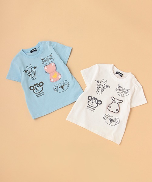 kladskap（クレードスコープ）の「アニマル半袖Tシャツ（Tシャツ/カットソー・キッズ・サックスブルー/オフホワイト・120cm/90cm/100cm/80ｃｍ/110cm）」の13枚目の写真