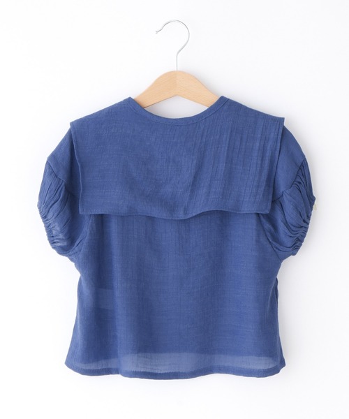 &yam(アンドヤム)の「3way ビックカラーセット 楊柳シャツ 【親子お揃い/リンクコーデ】(シャツ/ブラウス・キッズ・ブラック/パープル/イエロー/ブルー/グリーン・100-110cm/120-130cm/110-120cm)」の9枚目の写真