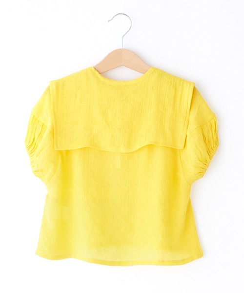 &yam(アンドヤム)の「3way ビックカラーセット 楊柳シャツ 【親子お揃い/リンクコーデ】(シャツ/ブラウス・キッズ・ブラック/パープル/イエロー/ブルー/グリーン・100-110cm/120-130cm/110-120cm)」の19枚目の写真