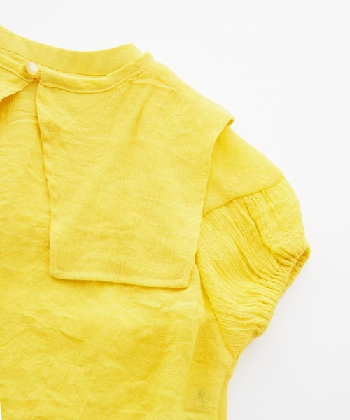 &yam(アンドヤム)の「3way ビックカラーセット 楊柳シャツ 【親子お揃い/リンクコーデ】(シャツ/ブラウス・キッズ・ブラック/パープル/イエロー/ブルー/グリーン・100-110cm/120-130cm/110-120cm)」の22枚目の写真