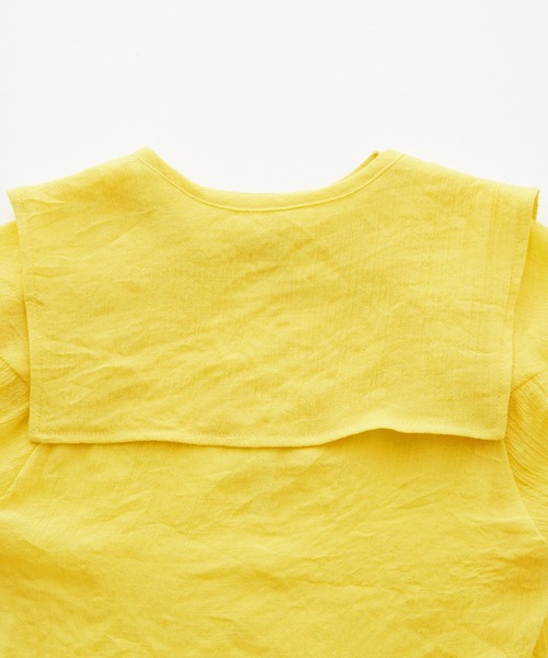 &yam(アンドヤム)の「3way ビックカラーセット 楊柳シャツ 【親子お揃い/リンクコーデ】(シャツ/ブラウス・キッズ・ブラック/パープル/イエロー/ブルー/グリーン・100-110cm/120-130cm/110-120cm)」の13枚目の写真