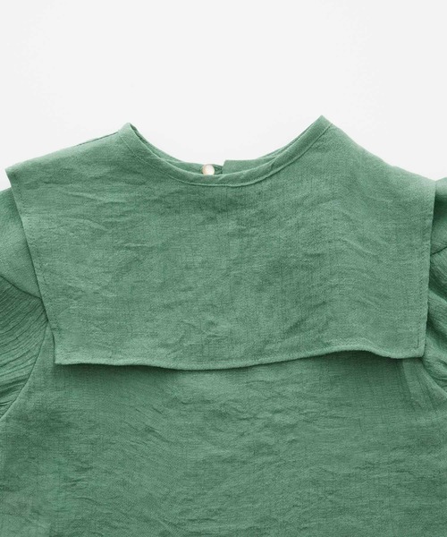 &yam(アンドヤム)の「3way ビックカラーセット 楊柳シャツ 【親子お揃い/リンクコーデ】(シャツ/ブラウス・キッズ・ブラック/パープル/イエロー/ブルー/グリーン・100-110cm/120-130cm/110-120cm)」の8枚目の写真