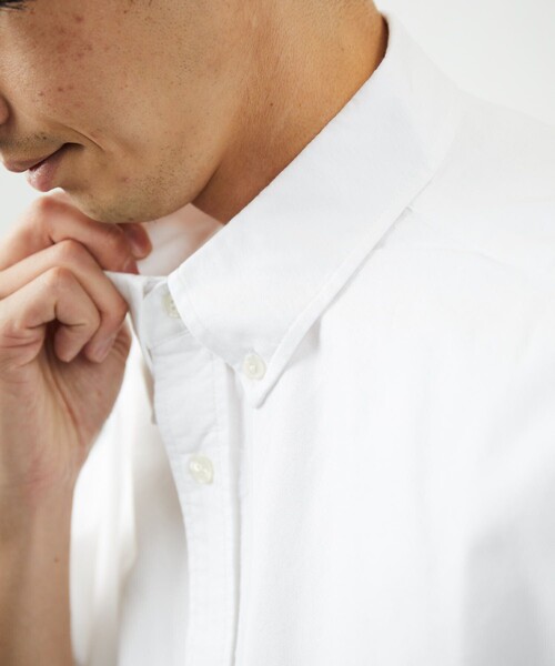 FREAK'S STORE（フリークスストア）の「FREAK'S STORE/フリークスストア ビックシルエット ボタンダウン シャツ/BIG BD SHT 半袖（シャツ/ブラウス・メンズ・ホワイト/サックスブルー/ブルー系その他/ピンク・MEDIUM/LARGE）」の22枚目の写真