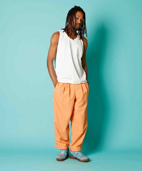 COMMON EDUCATION(コモンエデュケーション)の「POCKET TANK TOP JP/ ポケット タンクトップ JP(タンクトップ・メンズ・ホワイト/ブラック/グレイッシュベージュ・SMALL/MEDIUM/LARGE/X-LARGE)」の12枚目の写真