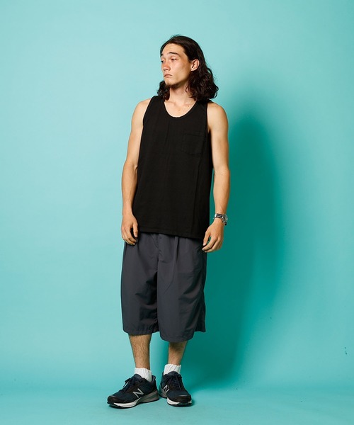 COMMON EDUCATION(コモンエデュケーション)の「POCKET TANK TOP JP/ ポケット タンクトップ JP(タンクトップ・メンズ・ホワイト/ブラック/グレイッシュベージュ・SMALL/MEDIUM/LARGE/X-LARGE)」の19枚目の写真