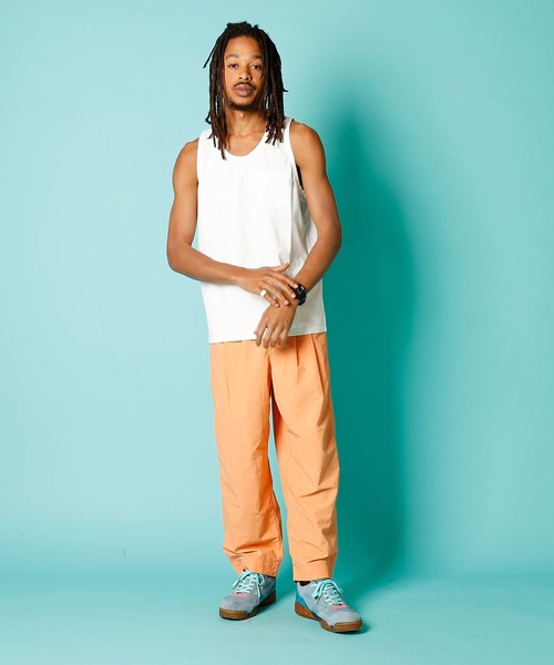 COMMON EDUCATION(コモンエデュケーション)の「POCKET TANK TOP JP/ ポケット タンクトップ JP(タンクトップ・メンズ・ホワイト/ブラック/グレイッシュベージュ・SMALL/MEDIUM/LARGE/X-LARGE)」の11枚目の写真