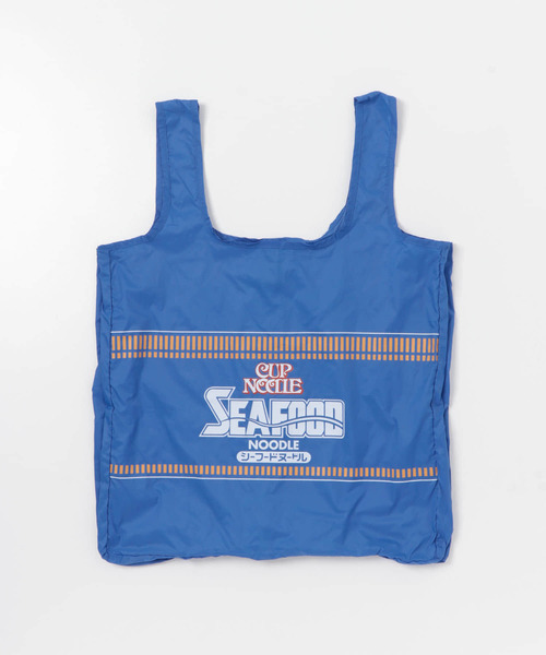 URBAN RESEARCH（アーバンリサーチ）の「URBAN RESEARCH iD　CUP NOODLE/アイコニックエコバッグ（エコバッグ/サブバッグ・メンズ・ホワイト/ゴールド/ロイヤルブルー・FREE）」の2枚目の写真