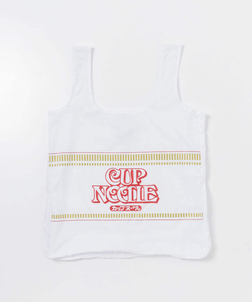 URBAN RESEARCH（アーバンリサーチ）の「URBAN RESEARCH iD　CUP NOODLE/アイコニックエコバッグ（エコバッグ/サブバッグ・メンズ・ホワイト/ゴールド/ロイヤルブルー・FREE）」の4枚目の写真