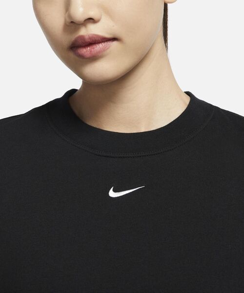 NIKE（ナイキ）の「ナイキ スポーツウェア エッセンシャル ウィメンズ Tシャツ / Nike Sportswear Essential Women's T-Shirt（Tシャツ/カットソー・レディース・ホワイト/ブラック・S/M/L/2XL/XL/XS）」の6枚目の写真