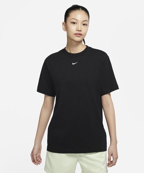 NIKE（ナイキ）の「ナイキ スポーツウェア エッセンシャル ウィメンズ Tシャツ / Nike Sportswear Essential Women's T-Shirt（Tシャツ/カットソー・レディース・ホワイト/ブラック・S/M/L/2XL/XL/XS）」の19枚目の写真