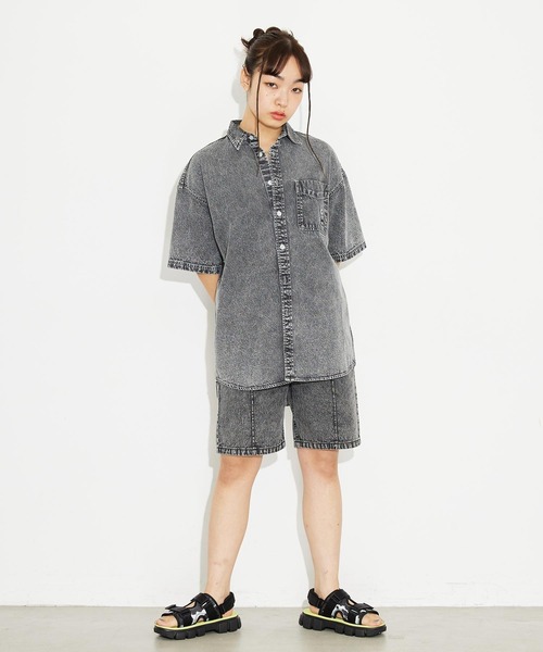 X-girl（エックスガール）の「X-girl × SHAKA CHILL OUT SF（サンダル・レディース・ブラック・23.0cm/24.0cm/25.0cm）」の15枚目の写真