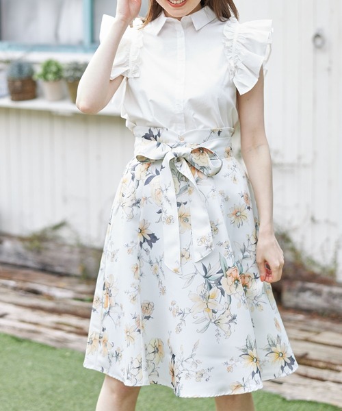 tocco closet（トッコ クローゼット）の「ウエストりぼん付き