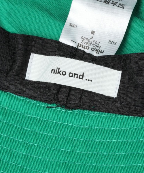 niko and...（ニコアンド）の「オリジナルフリンジバケットハット（ハット・レディース・ベージュ/カーキ/グリーン・FREE）」の12枚目の写真