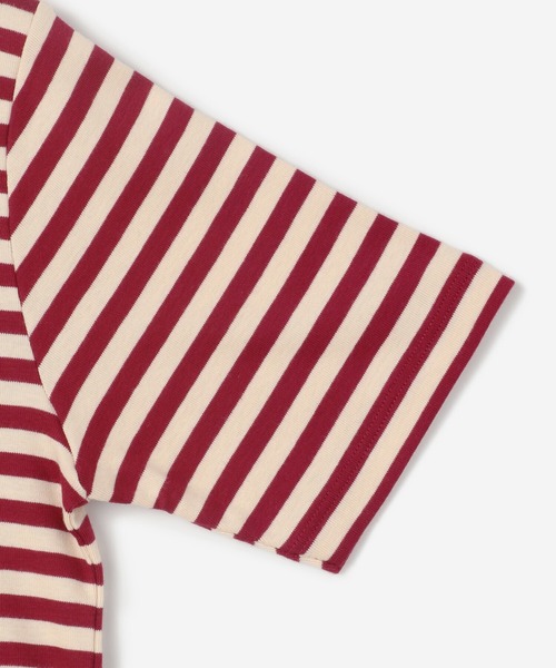 Morris & Sons(モリスアンドサンズ)の「MORRIS & SONS | ボーダークルーネックTシャツ WOMEN(Tシャツ/カットソー・レディース・ブラウン系その他/ブラック系その他/レッド系その他・MEDIUM/SMALL)」の11枚目の写真