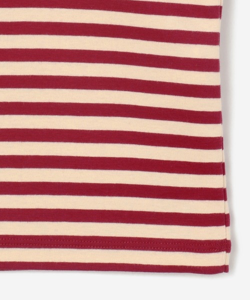 Morris & Sons(モリスアンドサンズ)の「MORRIS & SONS | ボーダークルーネックTシャツ WOMEN(Tシャツ/カットソー・レディース・ブラウン系その他/ブラック系その他/レッド系その他・MEDIUM/SMALL)」の10枚目の写真