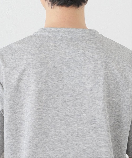 417 EDIFICE（フォーワンセブンエディフィス）の「ハイゲージダブルニットTEE 【Made in Japan】（Tシャツ/カットソー・メンズ・ブルー系その他/ブラック/ベージュ/チャコールグレー/グリーン/オレンジ・SMALL/LARGE/MEDIUM）」の12枚目の写真