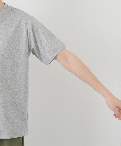 417 EDIFICE（フォーワンセブンエディフィス）の「ハイゲージダブルニットTEE 【Made in Japan】（Tシャツ/カットソー・メンズ・ブルー系その他/ブラック/ベージュ/チャコールグレー/グリーン/オレンジ・SMALL/LARGE/MEDIUM）」の13枚目の写真