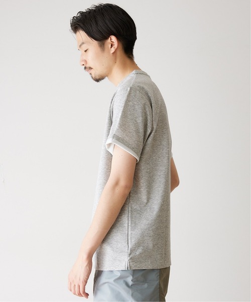 タフタコンビネーションTシャツ NVRFRGT tシャツ 別注 PANELED HALF SLEEVE T-SHIRT メンズ